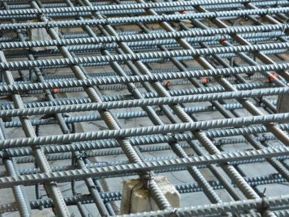 an iron installation for the building