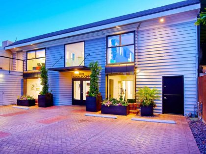 An exterior view at Canale Communications