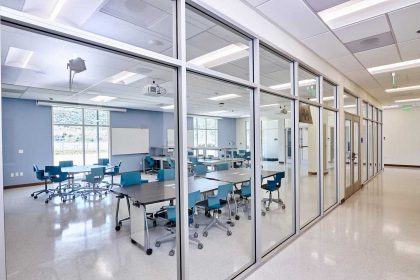 Staff area at viasat engineering pavillion