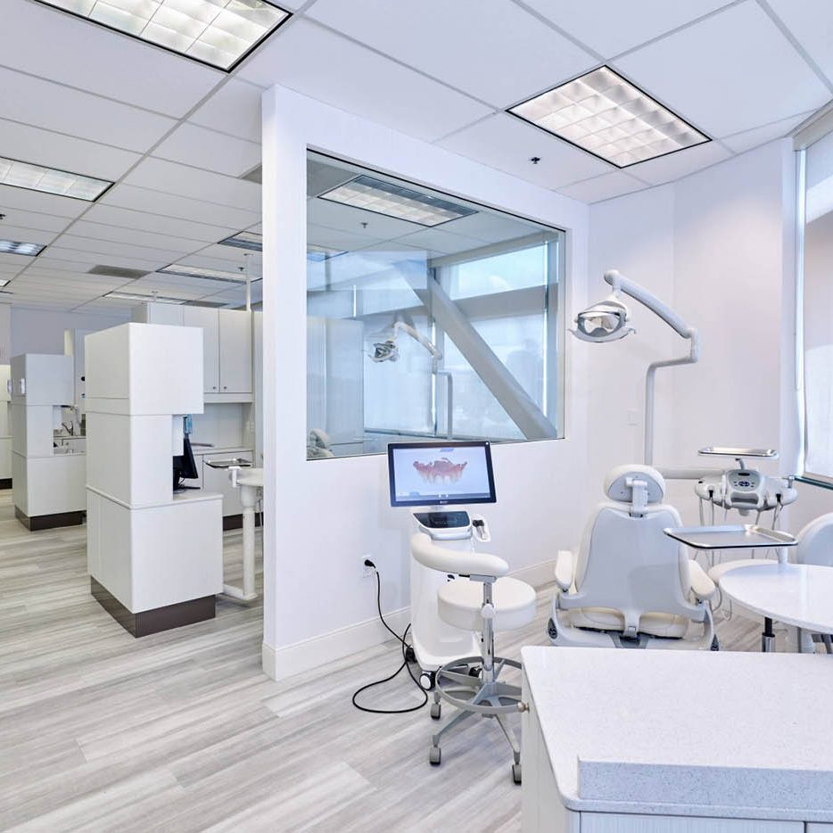 A dental practice room