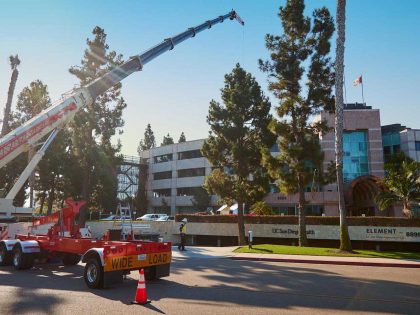 A replacement building rooftop use air handler