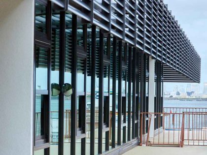 An installation for exterior space